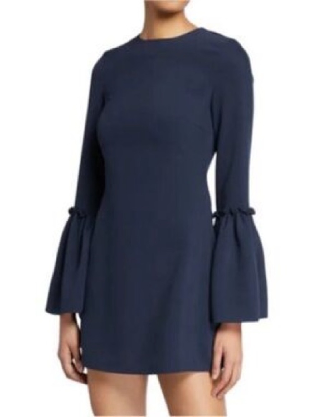 Likely Navy Mini Dress with Flare Bell Sleeves Size 2